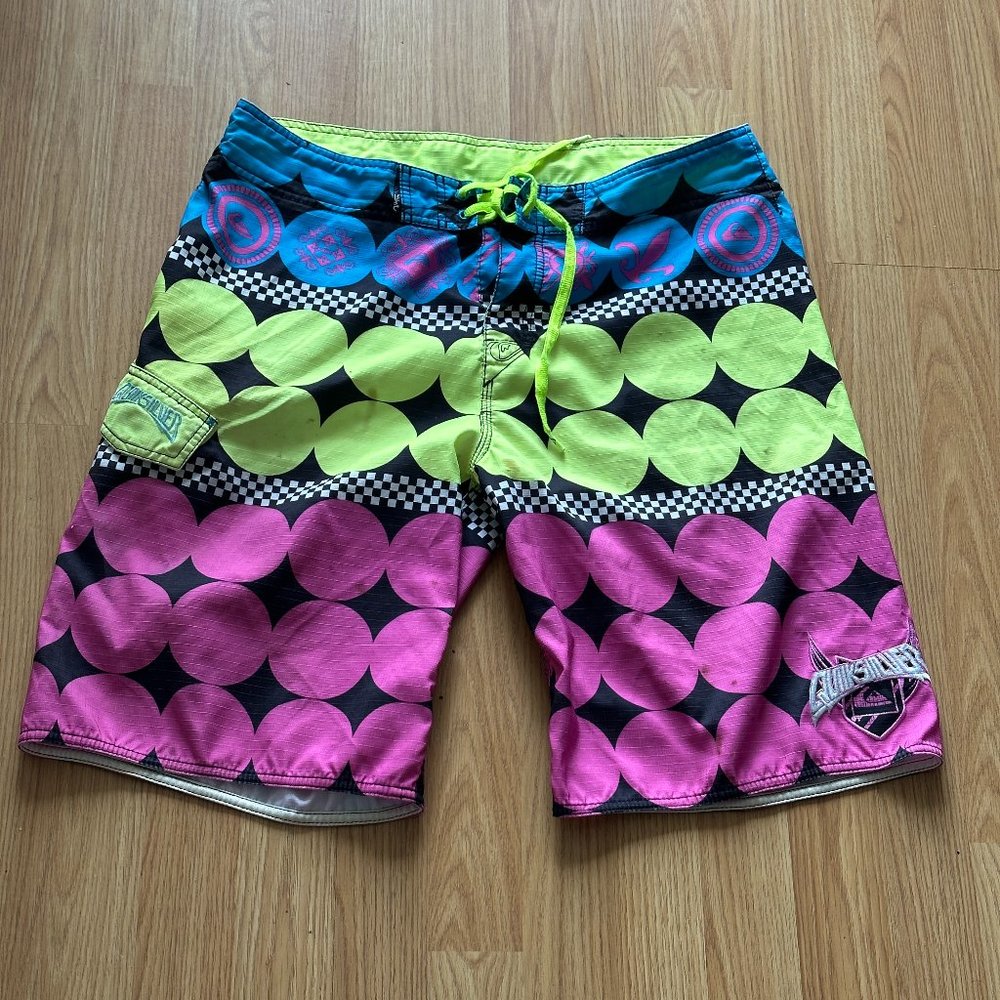 Vintage Quicksilver Boardshorts Multi Color (2003)